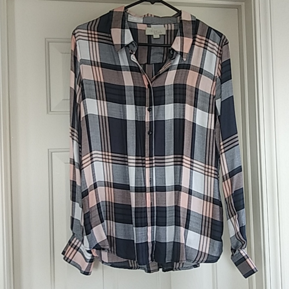Plaid button up